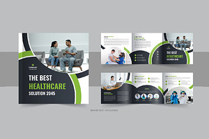 Medical square trifold brochure, a Brochure Template by Pavel_design