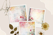 Floral Distressed Backgrounds, a Decorative Illustration by pictures for you (Thumbnail 19 of 36)
