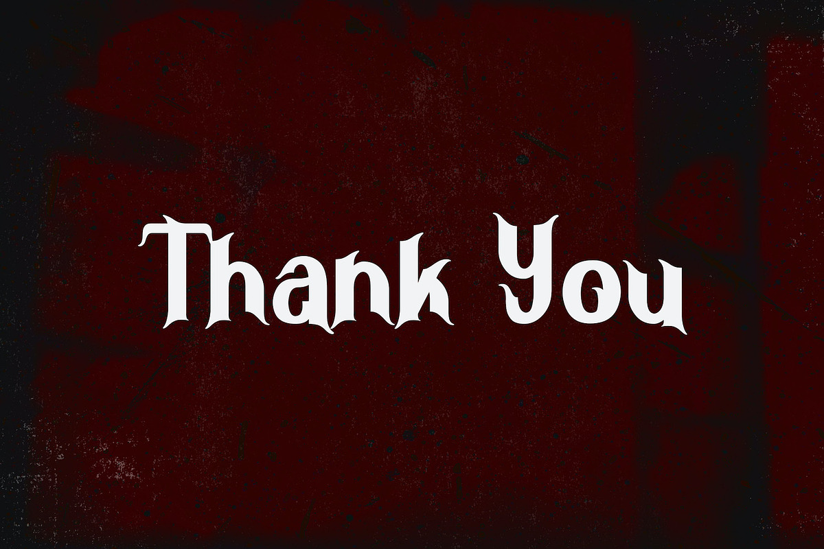 Sangkury - Haunted Display Font, a Serif Font by StringLabs (Photo 12 of 12)