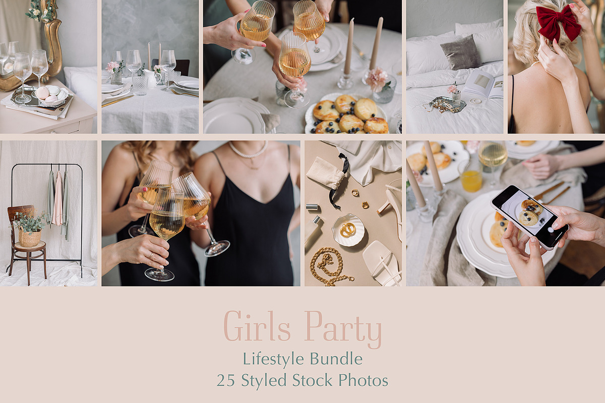 Girls Party | 25 Styled Stock Photos, an Arts & Entertainment Photo by Nina Stock Photos (Photo 1 of 12)