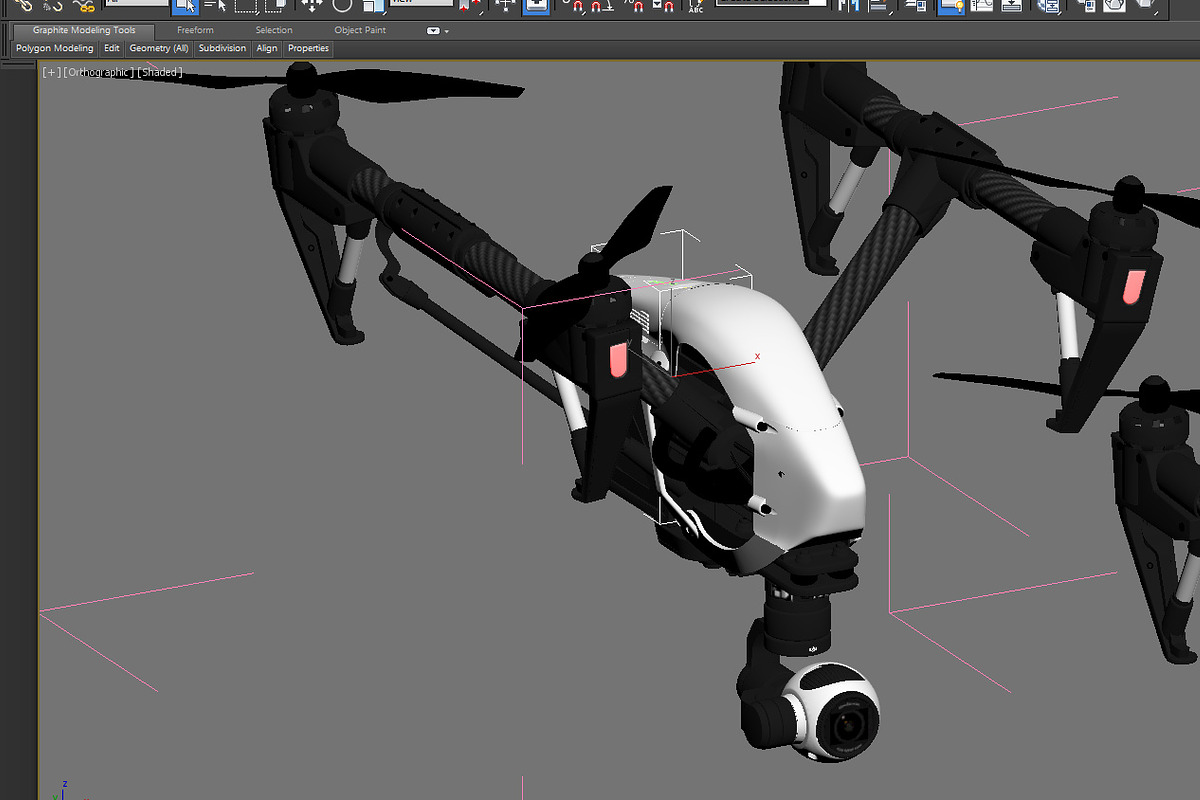 DJI Inspire 1 quadcopter, an Object 3D Model by arapps3d (Photo 4 of 17)