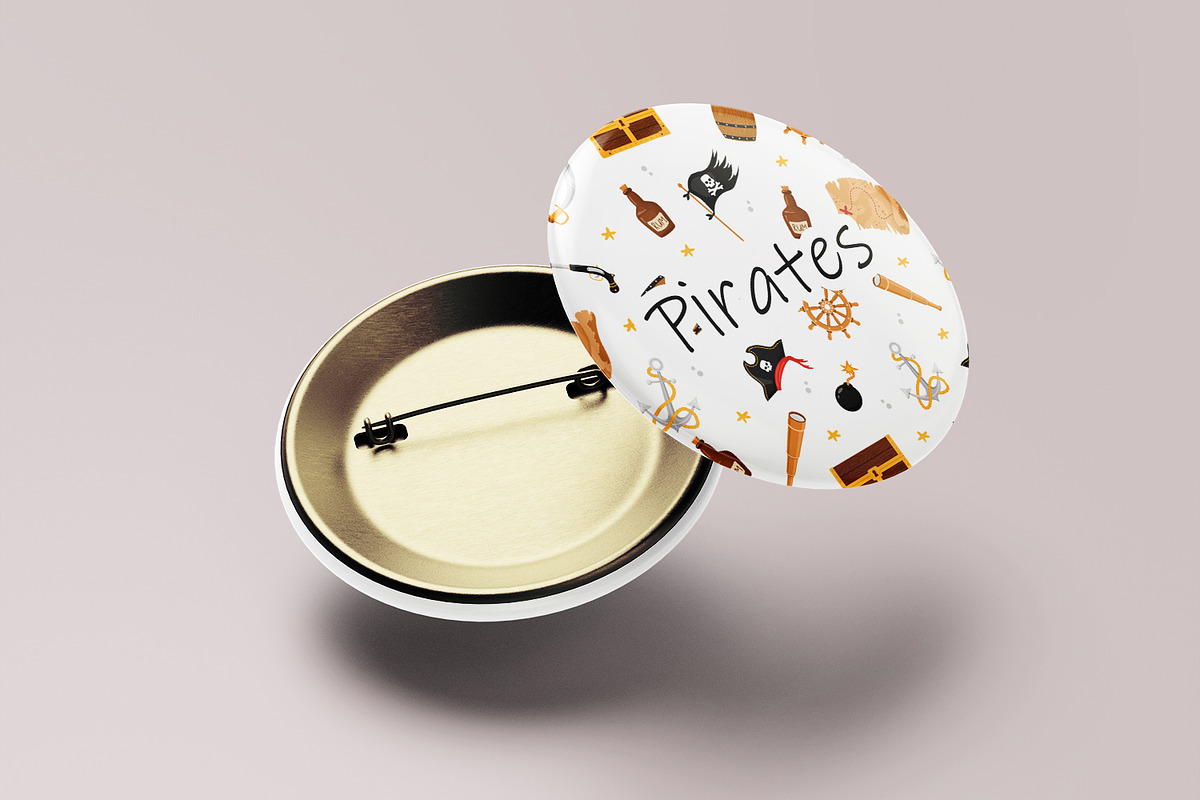 Pirates adventure - pattern set, a Pattern Graphic by KeronnArt (Photo 9 of 15)