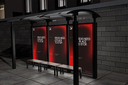 Bus Stop Billboard Mockup, an Advertising Mockup by SLAB! Design (Thumbnail 3 of 7)