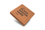 Pizza Box Packaging Mockup Template, a Packaging Mockup by DesignRushMarket (Thumbnail 3 of 11)