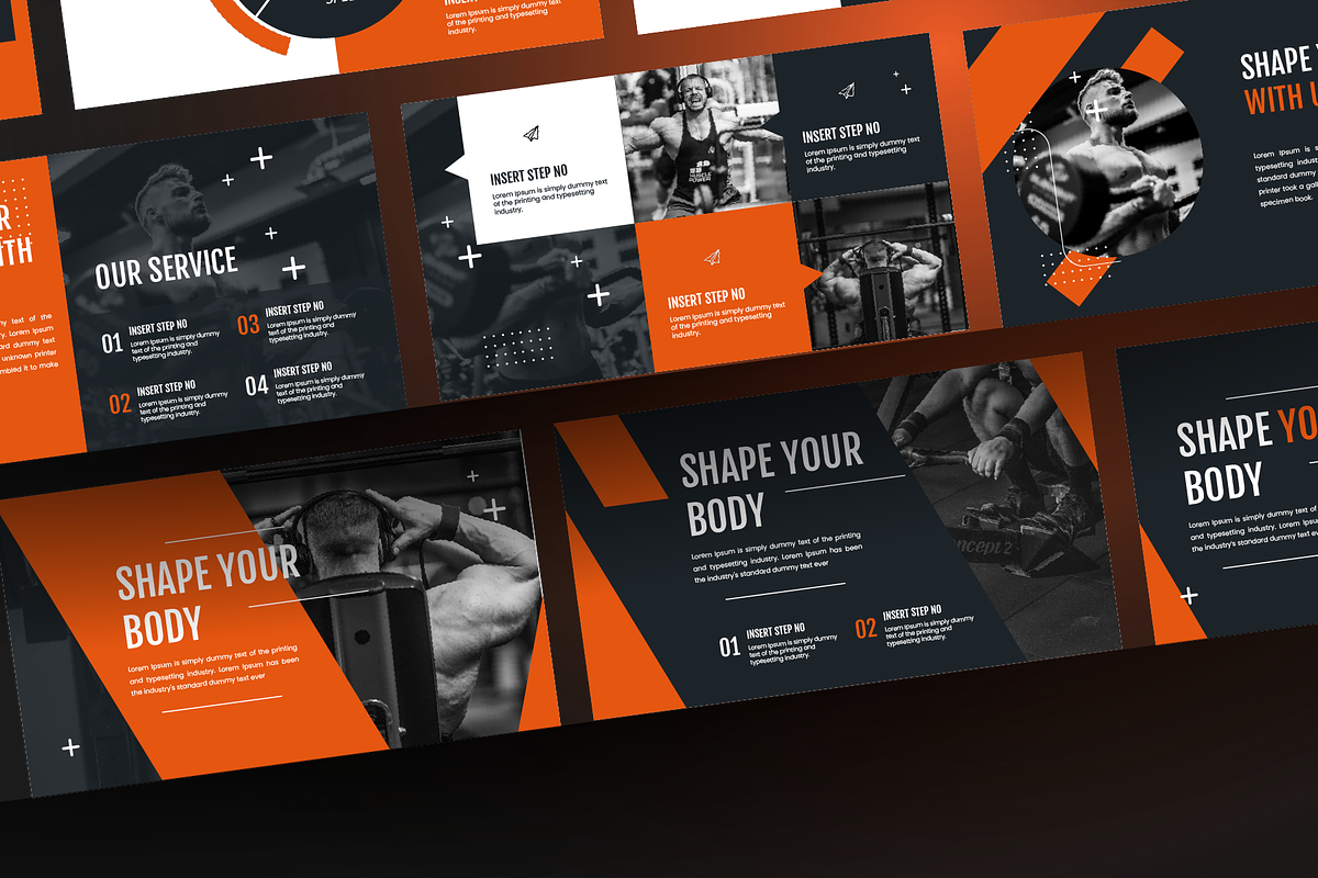 Max-GYM Presentation PowerPoint Temp, a Presentation Template by Pixel Blend (Photo 3 of 6)