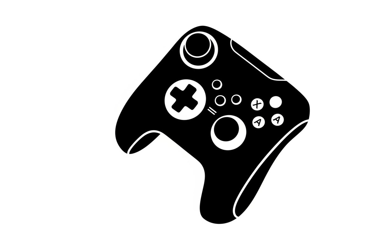 set of gaming controller silhouettes, an Illustration by Amazin_art (Photo 30 of 41)