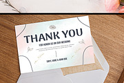 Elegant Wedding Thank You Card, a Card Template by MightyDesign (Thumbnail 3 of 6)