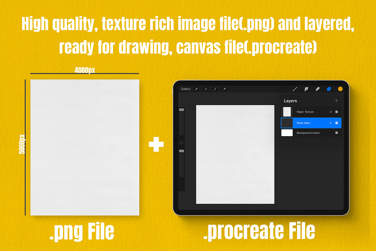 Procreate Bundle Paper Canvas + PNGs, a Brush Add-On by BrushBoy (Photo 2 of 8)