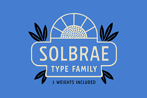 Solbrae - a hand drawn type family