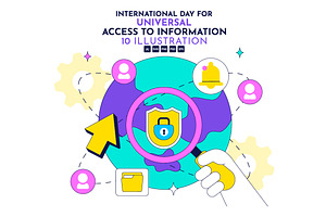 10 Access to Information, a Technology Illustration by denayunebgt