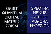 ID Cyteknika - Powerful & Futuristic, a Sans Serif Font by EKAUNIK DZ (Thumbnail 3 of 8)