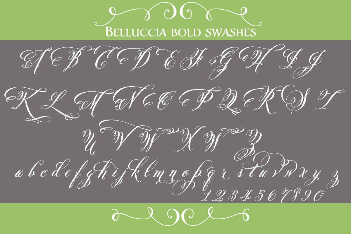 Belluccia Pro Bold Font preview 5