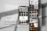 163 Black Aesthetic iOS 14 App Icons, an Icon by velychko.ua (Thumbnail 6 of 6)