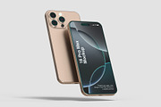 iPhone 16 Pro Max Mockups, an iPhone Mockup by graphiccrew (Thumbnail 13 of 16)