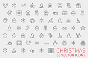 Sale: Christmas Line Icons + Bonus!, an Outline Icon by brandcut (Thumbnail 2 of 5)