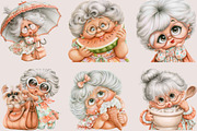 Whimsical Halloween Peeking Clipart, a Seasonal Illustration by SVGArt (Thumbnail 2 of 5)