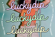 Luckydip Smooth Script Font, a Script Font by Sam Parrett (Thumbnail 1 of 8)