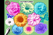 Procreate Halftone Photo Collage Set, a Brush Add-On by AlwaysBeColoring (Thumbnail 7 of 13)