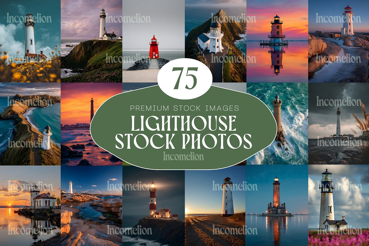 75 Lighthouse Stock Photos, an Architecture Photo by Incomelion (Photo 1 of 13)