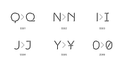 Novecento Carved, a Sans Serif Font by Synthview Type Design (Thumbnail 5 of 8)