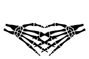 Skeleton Fingers Set, Cut Files, a Person Illustration by Watercolor_Vector Graphic (Thumbnail 13 of 16)