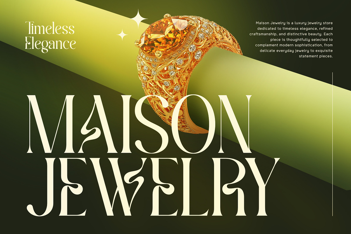 Zentura - Luxury Serif Font, a Serif Font by Flawless And Co (Photo 3 of 10)