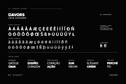 Davors - Geometric Sans Serif, a Sans Serif Font by Hasbi Creative (Thumbnail 14 of 15)
