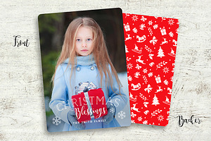 christmas photo card #1