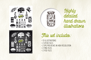 Olive.Hand drawn illustrations., a Food Illustration by Natalya Levish (Thumbnail 2 of 3)