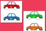 Alphabet Letter Activities Car Theme, an Education Illustration by Sourcedigi (Thumbnail 2 of 3)