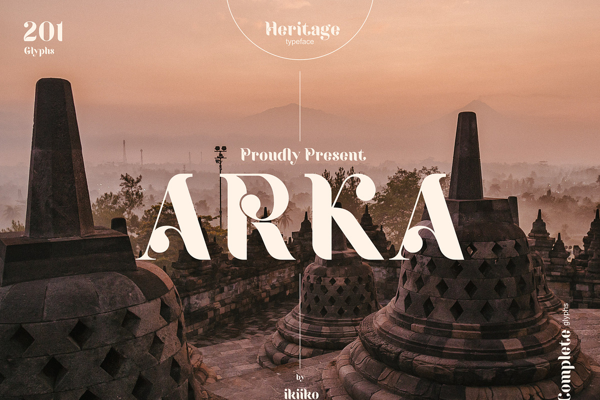 Arka - Heritage Type, a Serif Font by ikiiko (Photo 2 of 8)