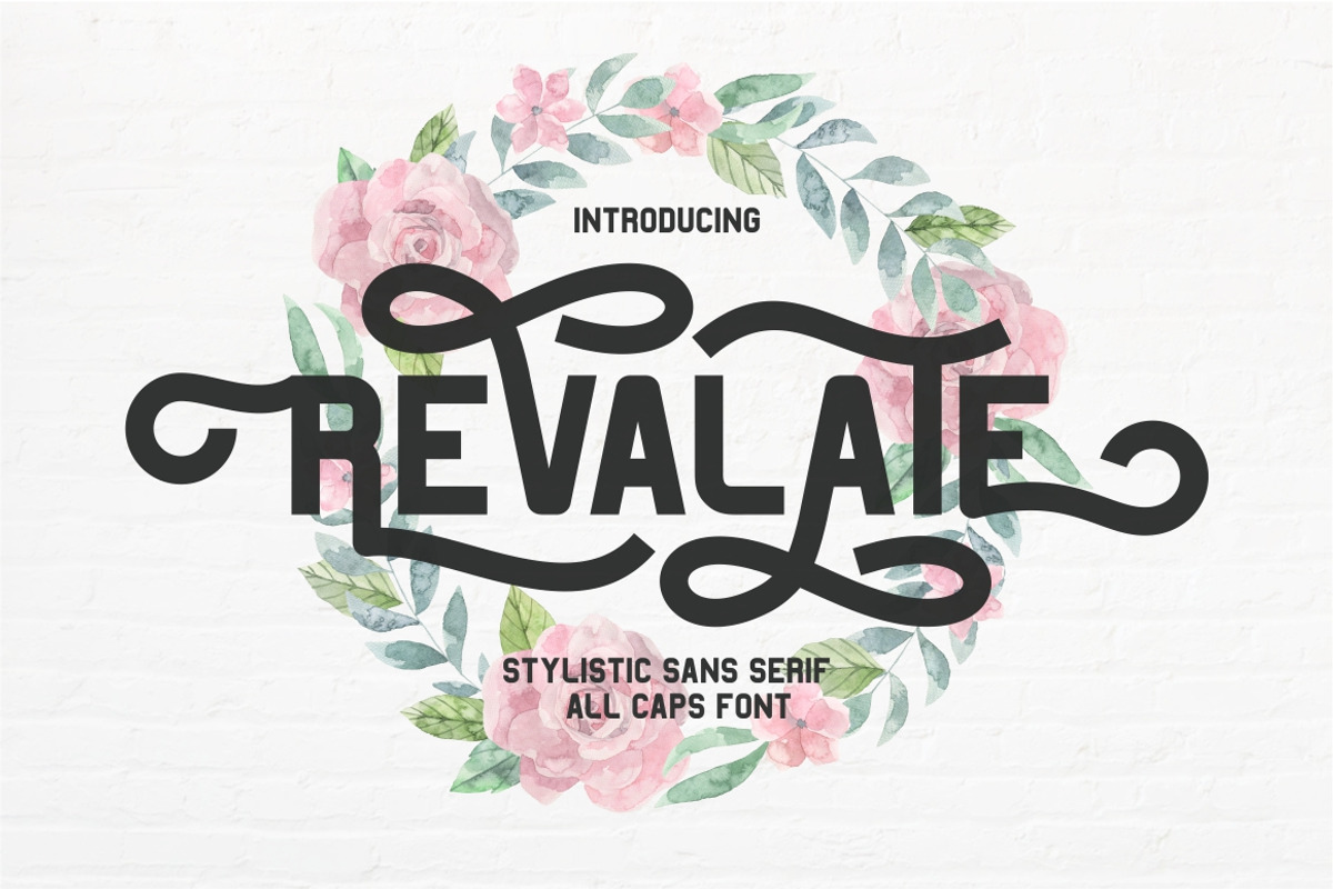 Revalate - Stylistic Sans Serif, a Sans Serif Font by PutraCetol Studio (Photo 1 of 8)