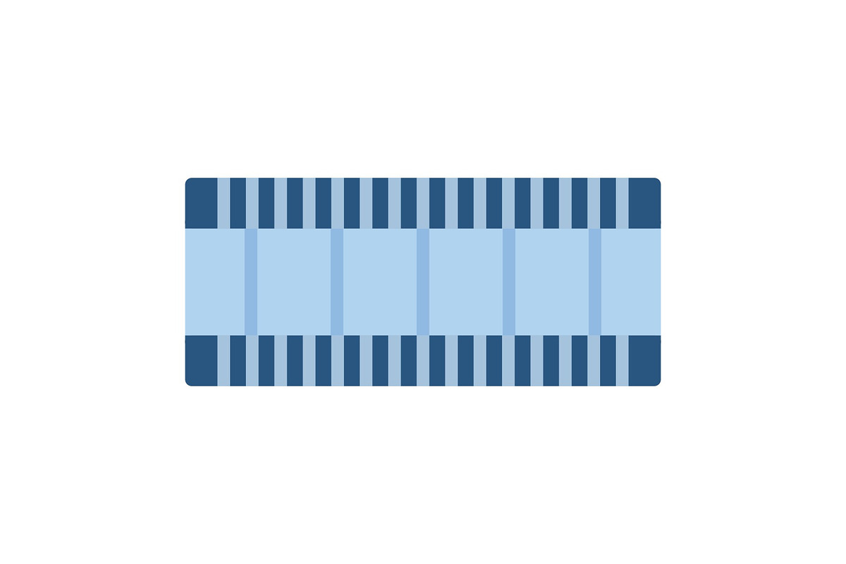 Film Strip Flat Icon, an Icon by Pexelpy (Photo 1 of 2)
