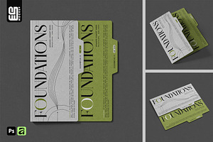 Document Pocket Folder Mockup