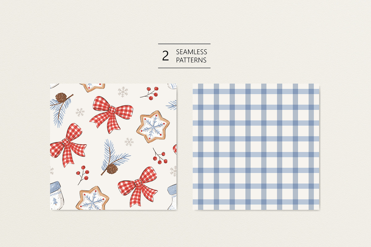 Winter holidays, a Pattern Graphic by Olena Kuznietsova (Photo 2 of 9)