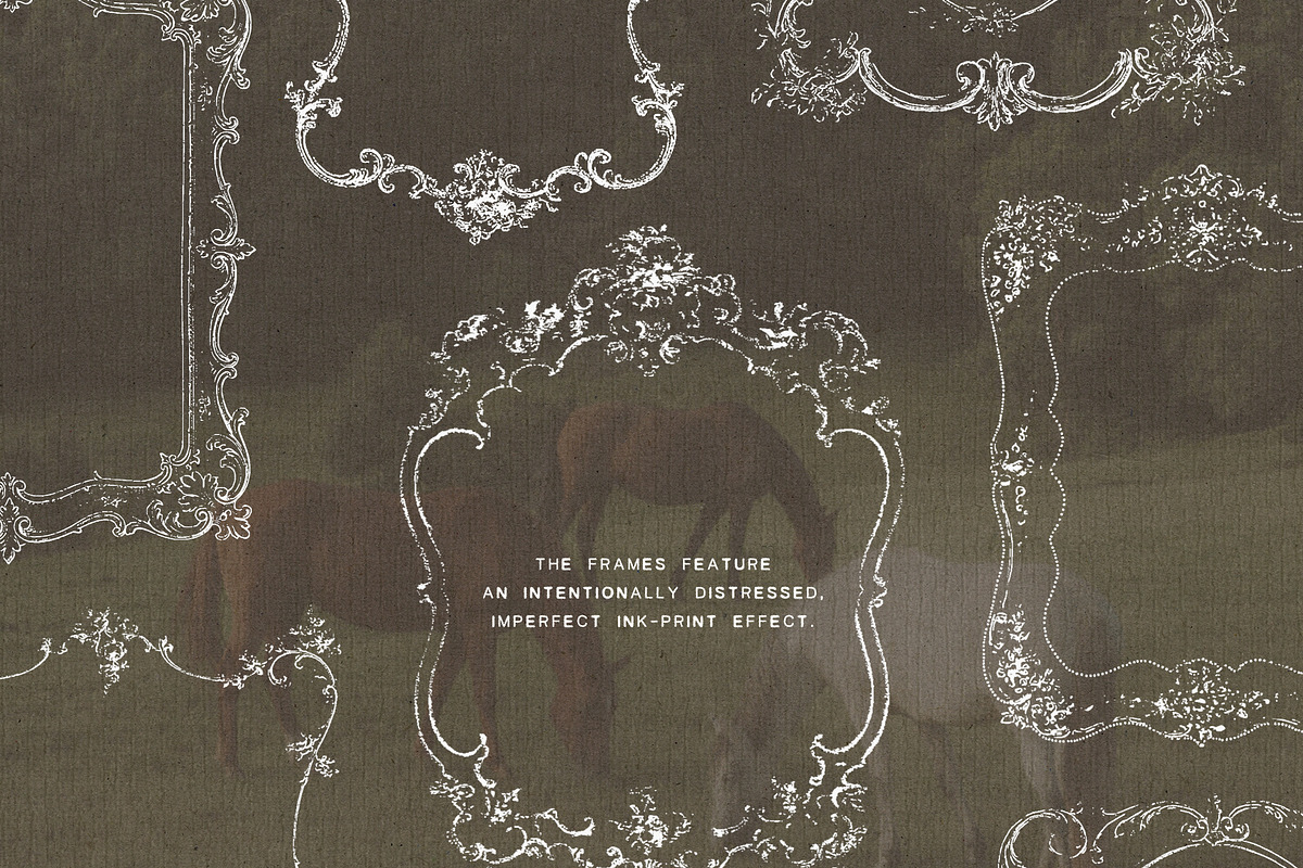L’Atelier Vintage Ornamental Frames, an Object Graphic by lerinartstudio (Photo 6 of 11)