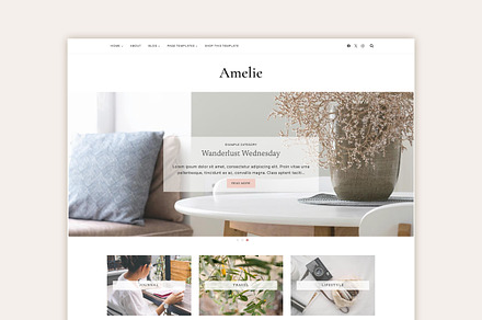 Amelie Wordpress Kadence Child Theme, a WordPress Template by Sky and Stars