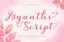 Asyanthi Script Handwritting Font