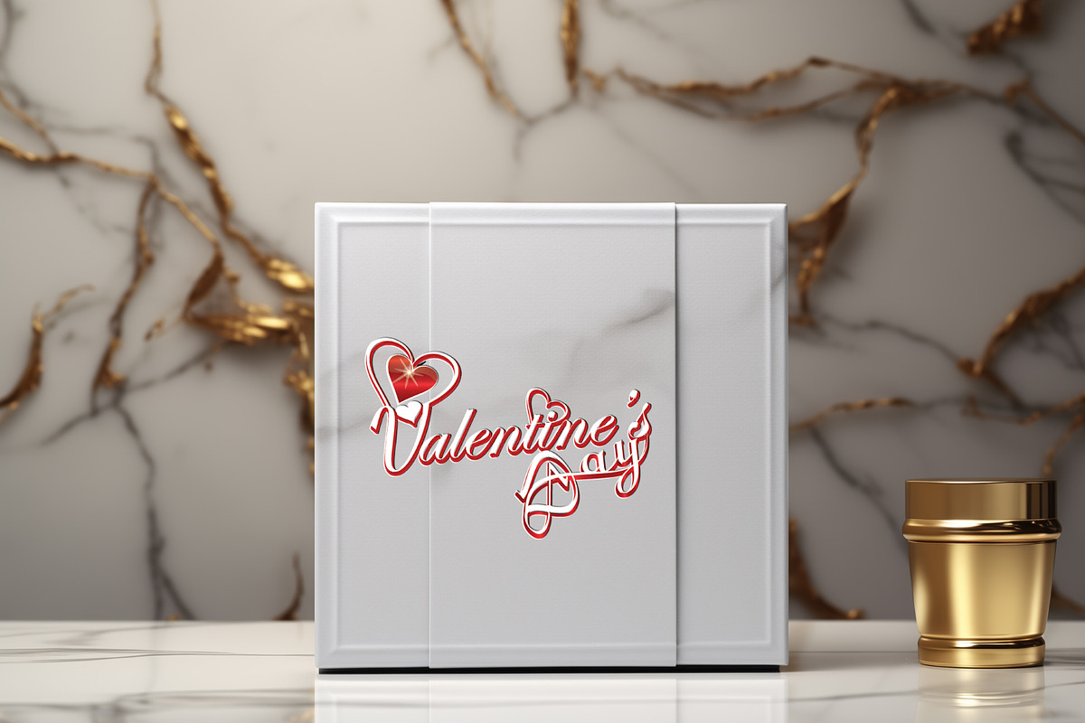 Valentine’s Day Card Template, a Card Template by FusionadCreates (Photo 2 of 5)