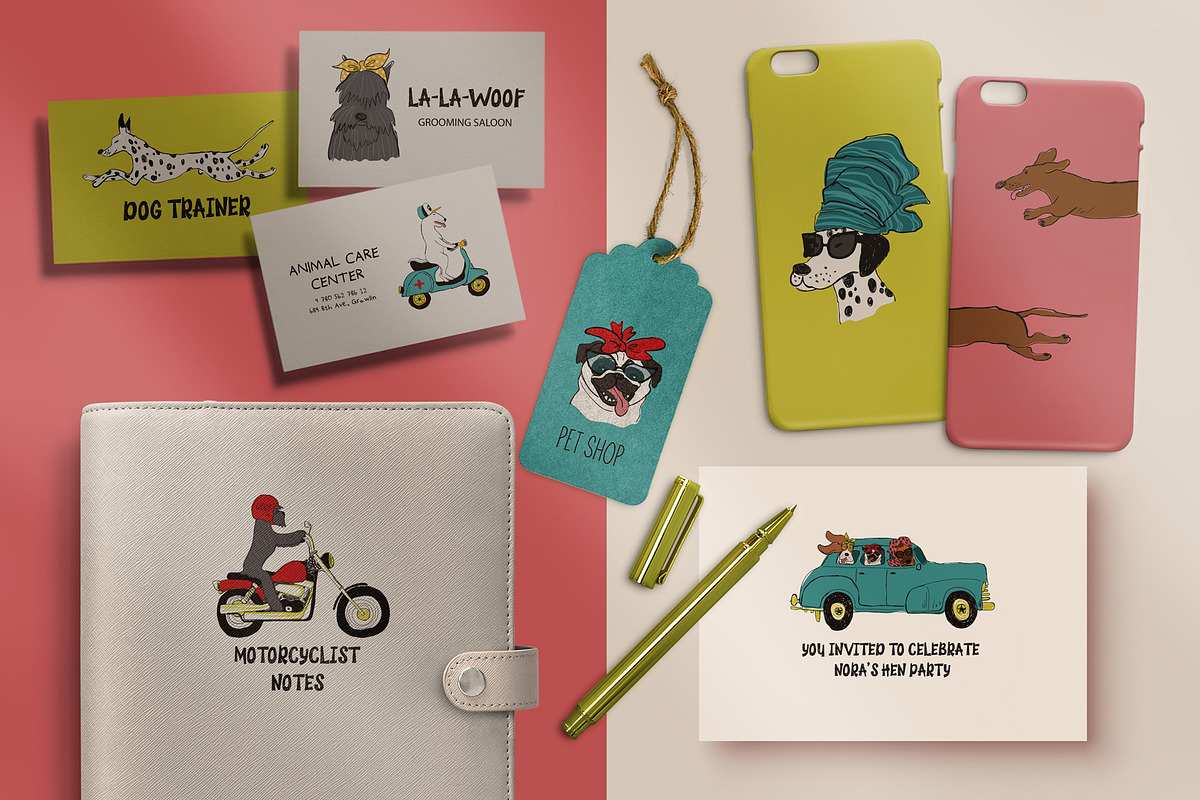 Pep Doggy Dogs, an Animal Illustration by Annakniaz (Photo 10 of 11)