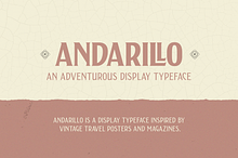 Andarillo - Display Font
