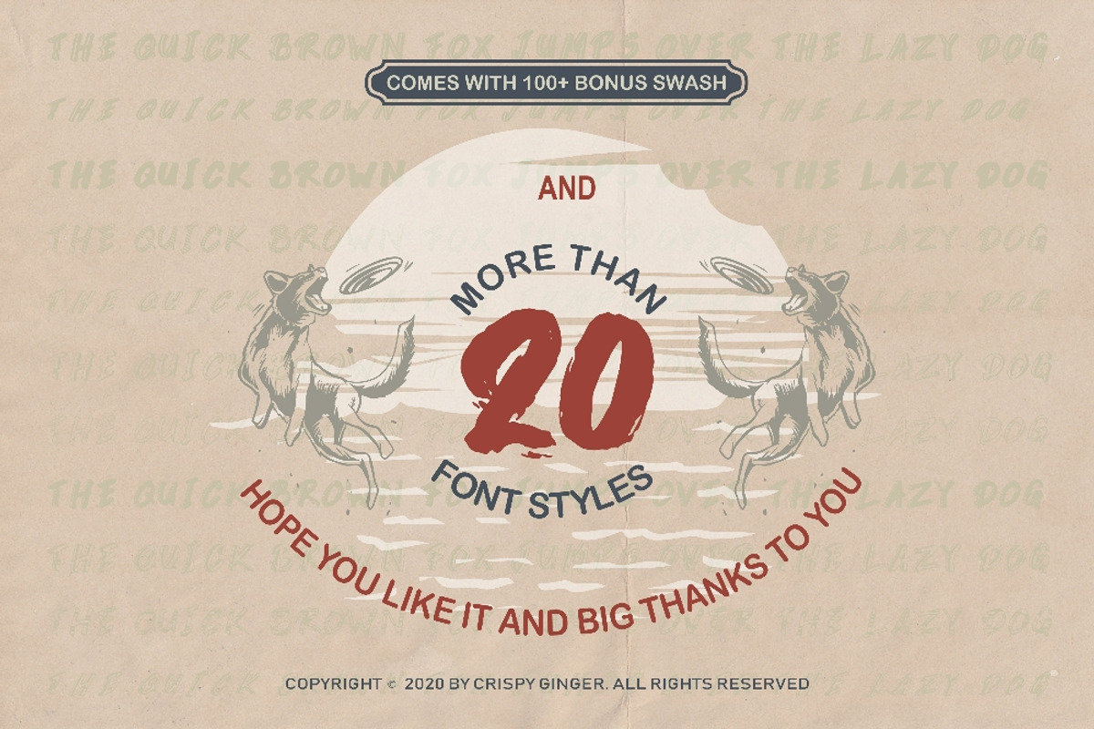 Kotoba Dua - 22 Font styles preview 3