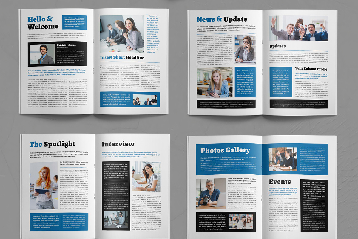 Newsletter Magazine Template, a Magazine Template by ContestDesign (Photo 3 of 3)