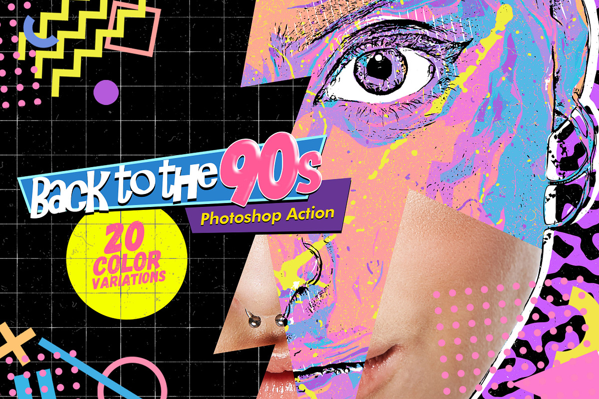 Back to the 90s Photoshop Action, an Action Add-On by Mint Actions (Photo 1 of 7)