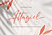 Attagiel - Handwritten Font, a Script Font by StringLabs (Thumbnail 1 of 8)