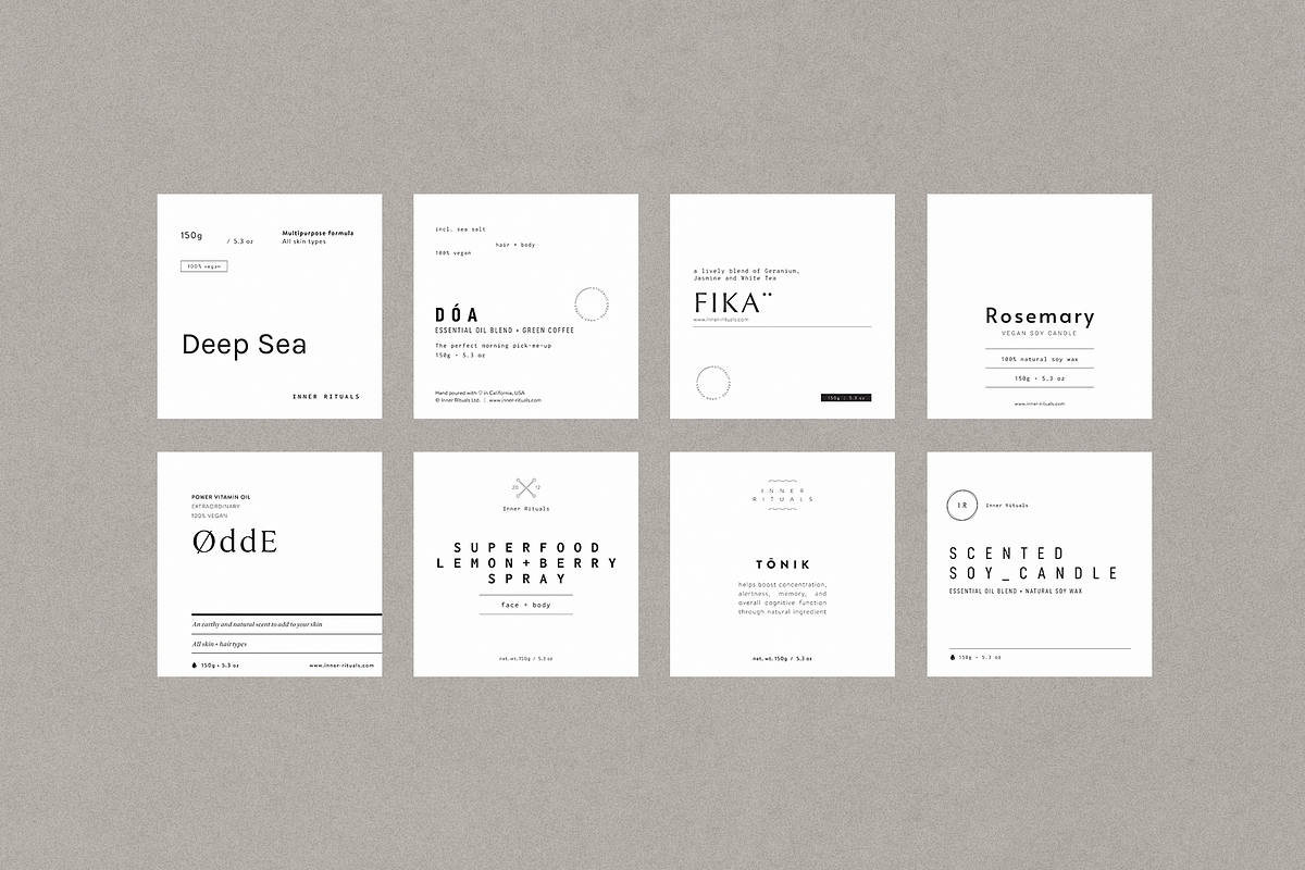 Pack of Product Labels • Iórun, a Stationery Template by Nonola (Photo 11 of 11)