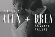 Portia | Film Noir Inspired Font, a Sans Serif Font by ochaya designs (Thumbnail 5 of 8)