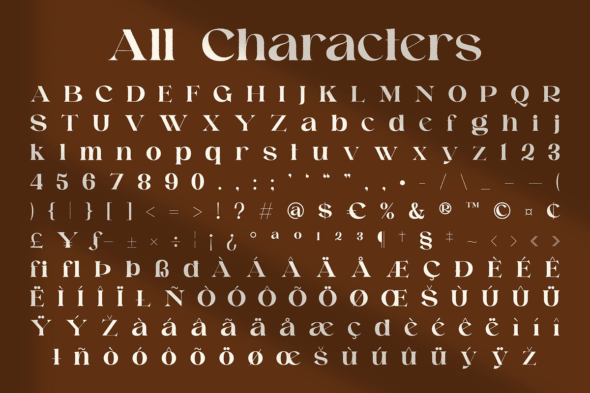 Raginy Rough, a Serif Font by Craft Supply Co. (Photo 7 of 8)