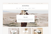 Aurora - WordPress Blog & Shop Theme, a WordPress Template by Lucid Themes (Thumbnail 2 of 8)