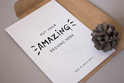 5+1(bonus) Craft postcards mockup, a Product Mockup by Marie Smth (Thumbnail 5 of 6)